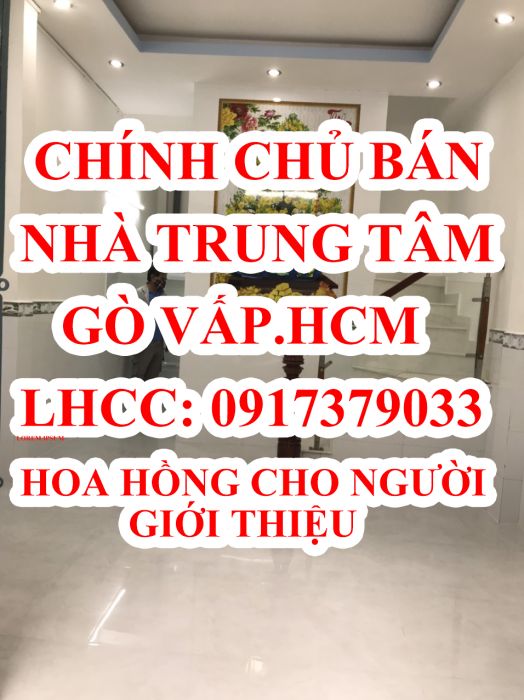 Chính chủ cần bán nhà mới xây tại 35/8/3 đường số 7 phường 7 Gò vấp HCM