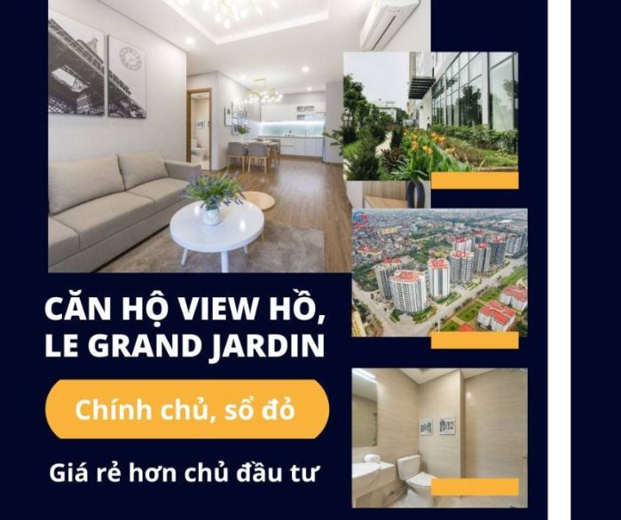 Chính chủ bán căn hộ 76m2, Le Grand Jardin Sài Đồng, đã có sổ đỏ!