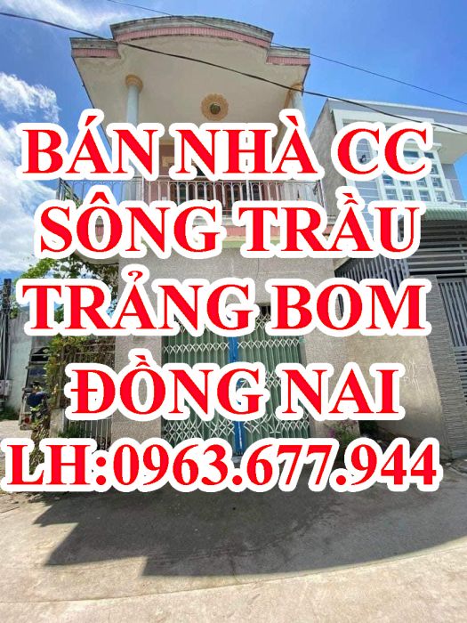 Chính chủ bán nhà mặt tiền 1 trệt 1 lầu tại Sông Trầu Trảng Bom Đồng Nai.