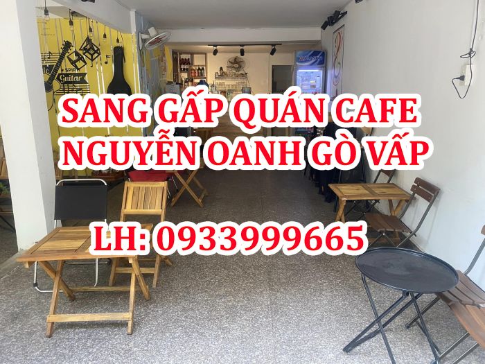 Sang quán cafe ở Nguyễn Oanh Gò Vấp 
