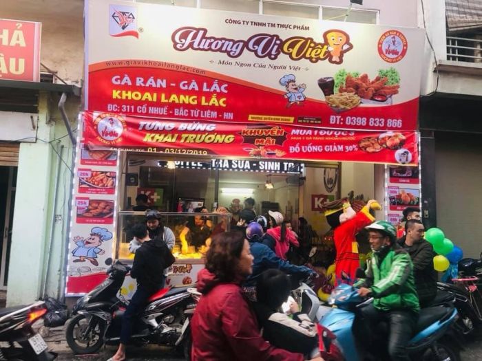 Em có nhu cầu sang nhượng quán gà rán chuỗi thương hiệu Hương Vị Việt. (Chuỗi hơn 600 cửa hàng trên cả nước)