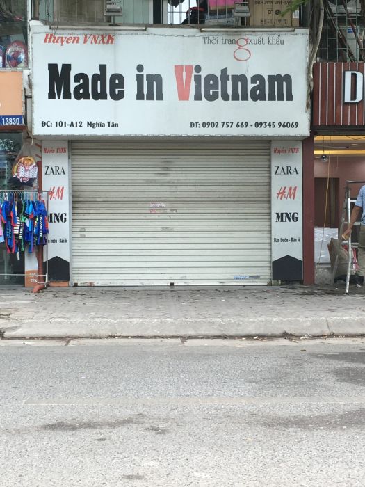 Cho thuê cửa hàng mặt phố Nghĩa Tân