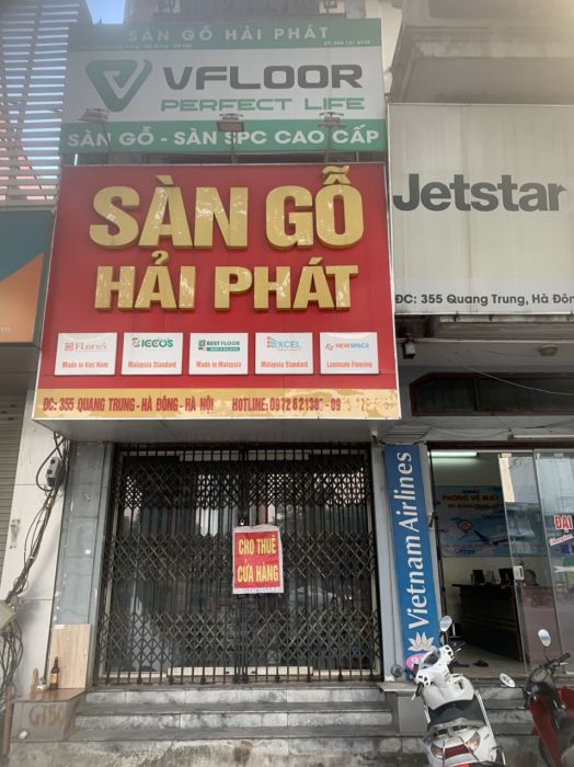 Cho thuê cửa hàng mặt đường Quang Trung 