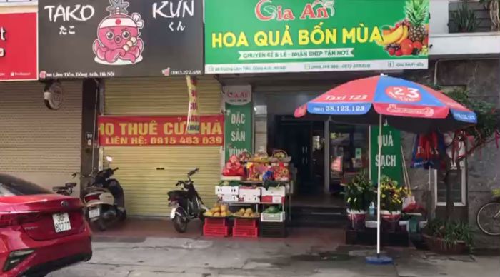Cho thuê cửa hàng tại số nhà 88 tổ 12 mặt đường Lâm Tiên, Đông Anh, Hà Nội